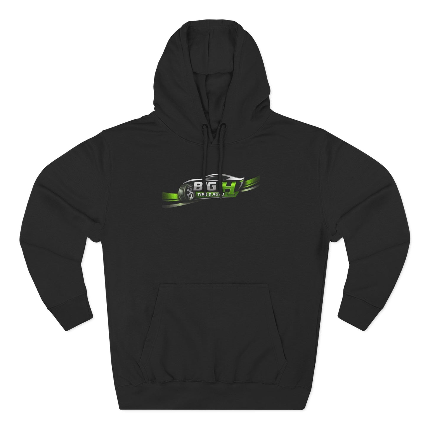 Mechanic Big H, Three-Panel Fleece Hoodie