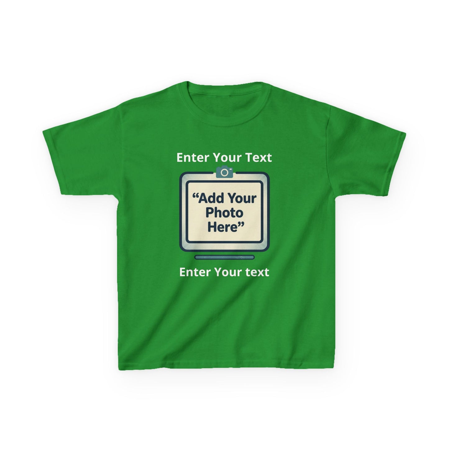 Custom Kids Tee — Personalized Image & Text for Birthdays, Trips, Events