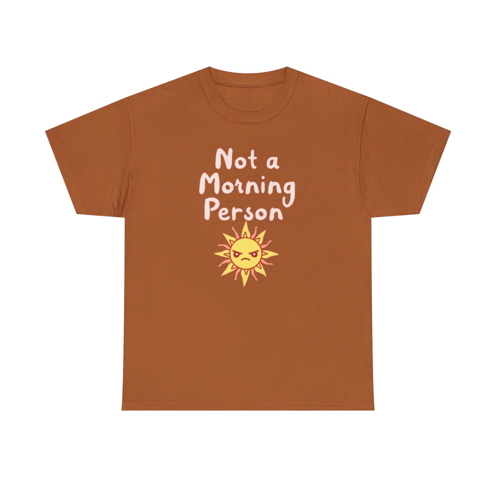Not a Morning Person, Unisex Cotton T-Shirt, Fun Apparel for Kids and Adults, Perfect Gift for Birthdays and Celebrations - Psychonaut Swag