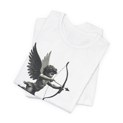 Cupid Graphic Tee — "Aiming for Love" Vintage Valentine T‑Shirt