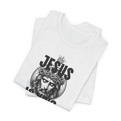 Jesus Is King T-Shirt — Crown of Thorns Christian Tee