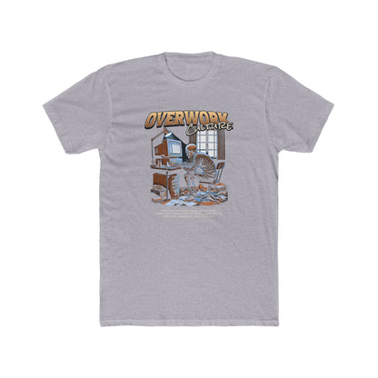 Overworked Society — 'Overwork' Graphic Crewneck T-Shirt
