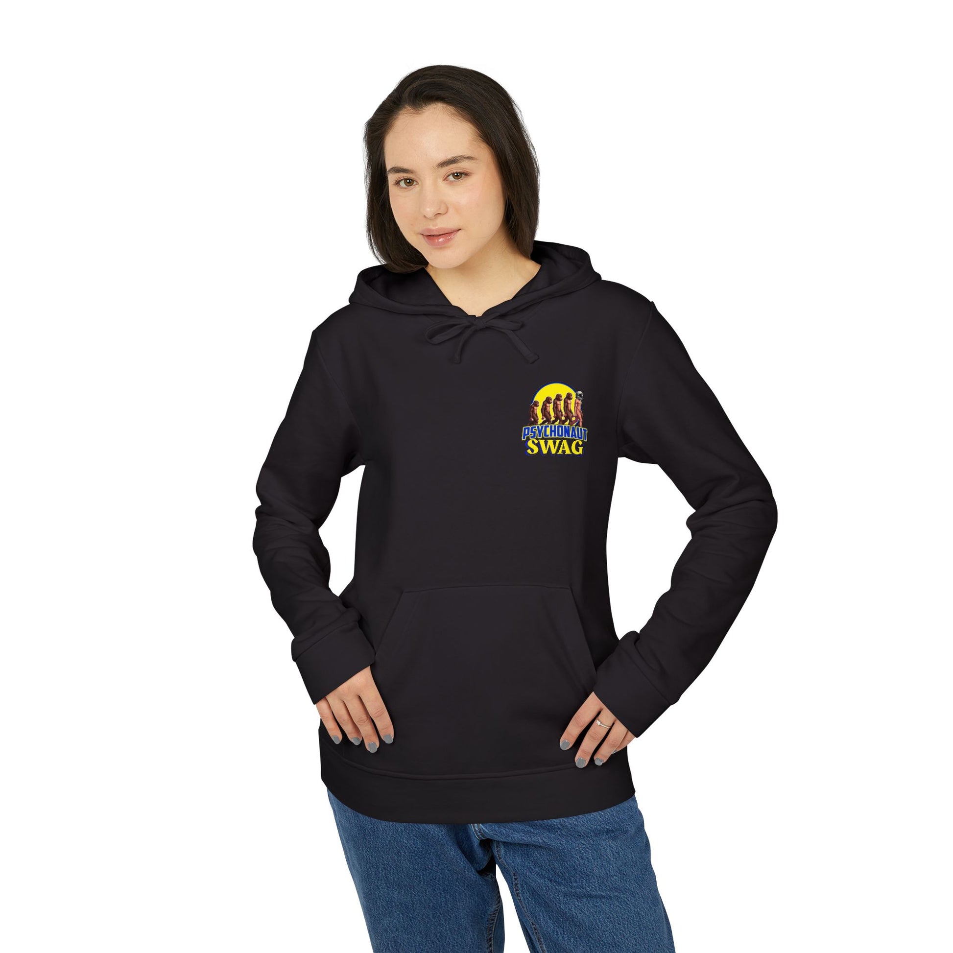 Psychonat Swag Logo, adidas Unisex Fleece Hoodie - Psychonaut Swag