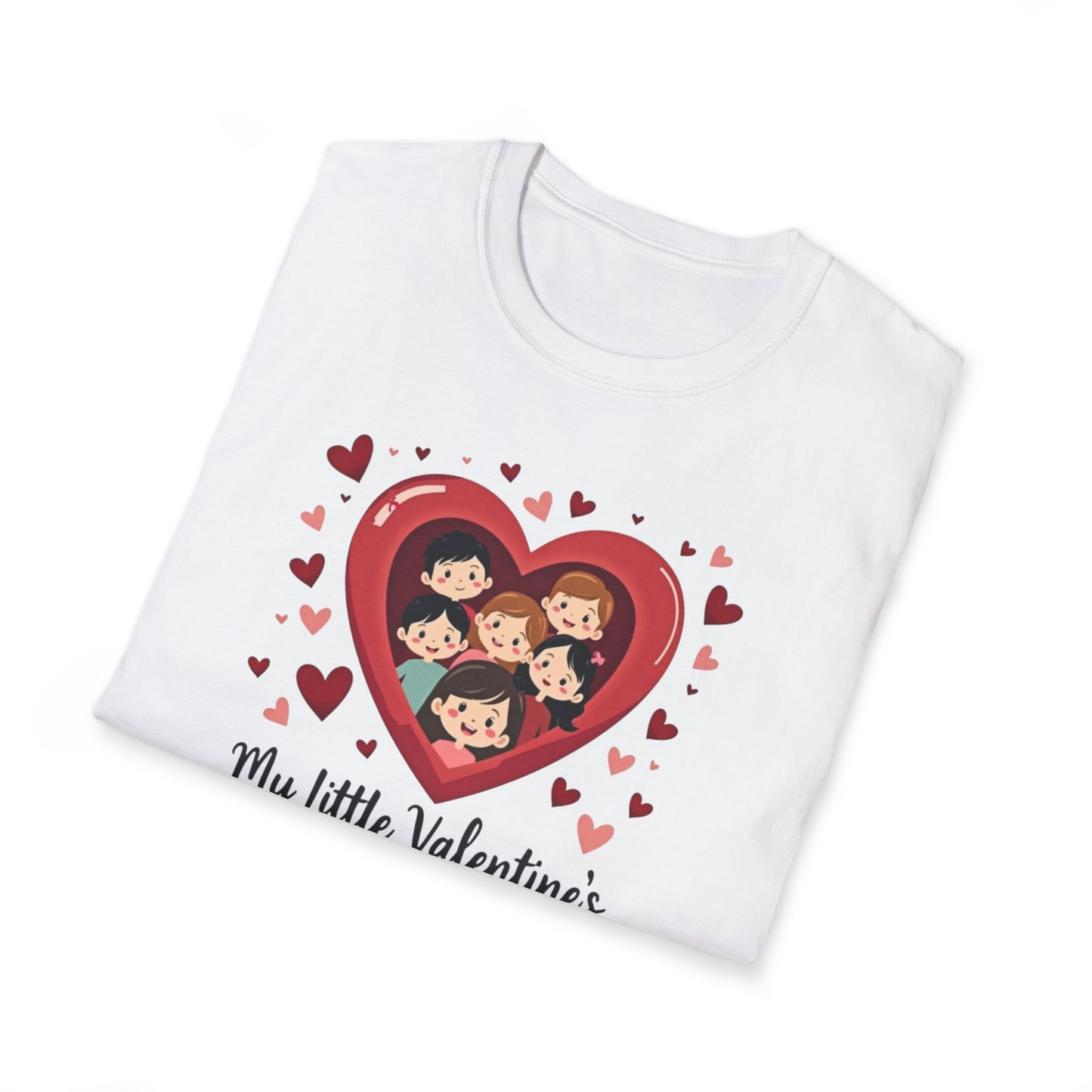 Mama Valentine T-Shirt — "My Little Valentines Call Me Mama" Cute Family Heart Design