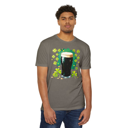 St. Patrick's Day Pint T-Shirt — Irish Beer Shamrock Design