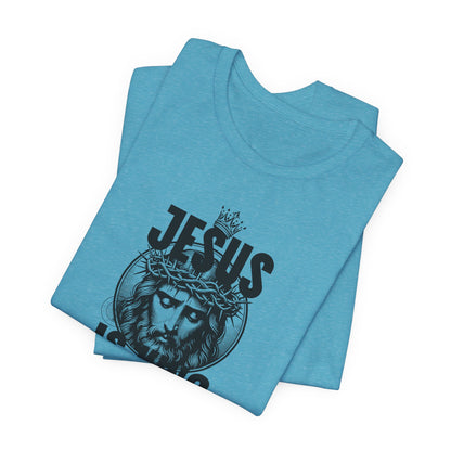 Jesus Is King T-Shirt — Crown of Thorns Christian Tee