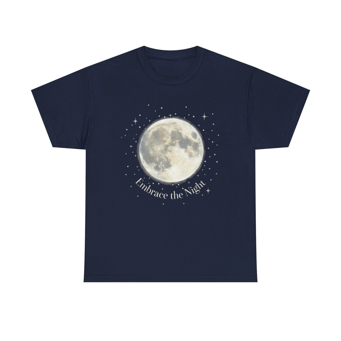 Moon tee - "Embrace the Night" Celestial Moon T‑Shirt