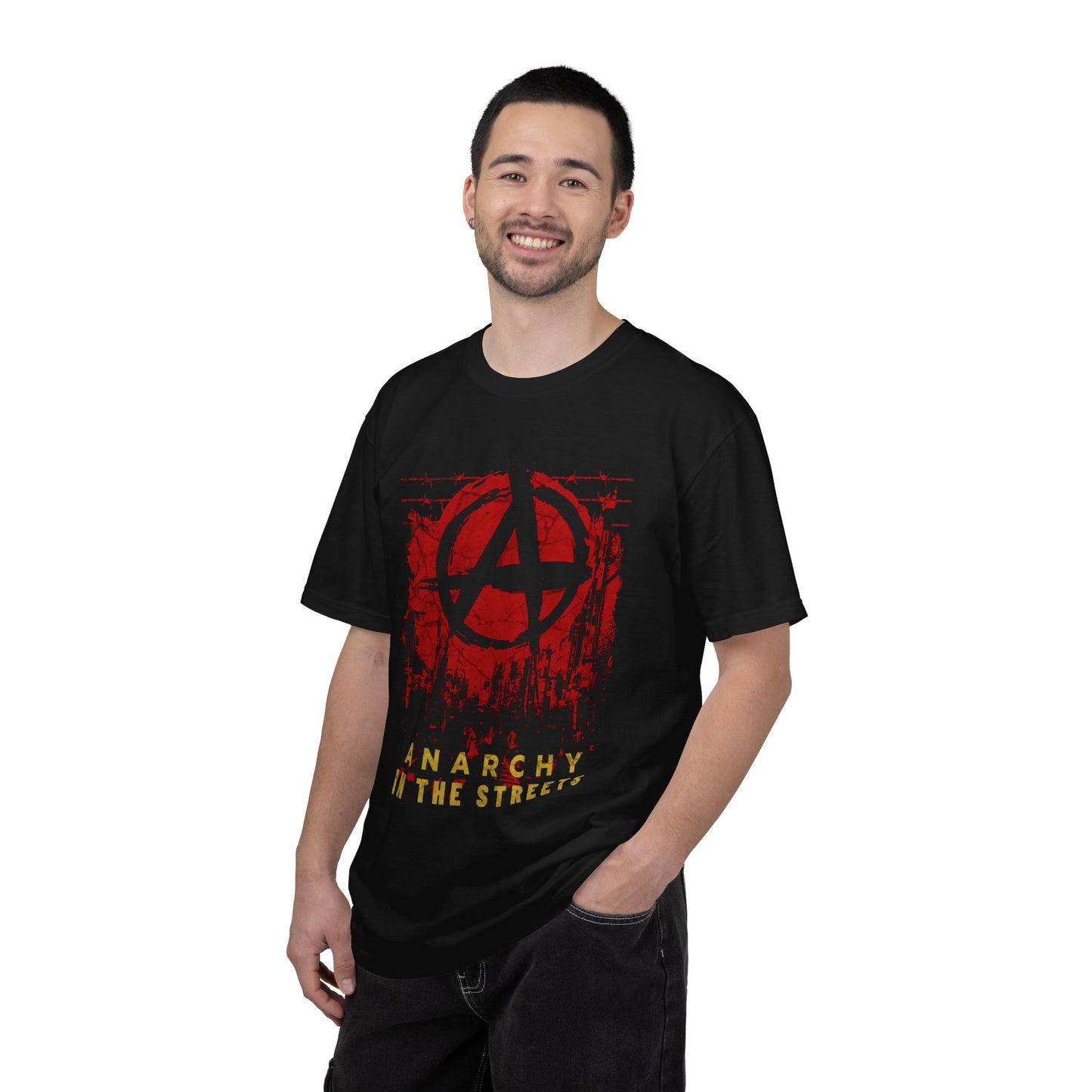 Anarchy in the Streets, Unisex Garment-Dyed T-shirt