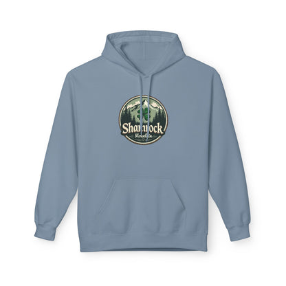 Shamrock Mountain, Unisex Midweight Softstyle Fleece Hoodie