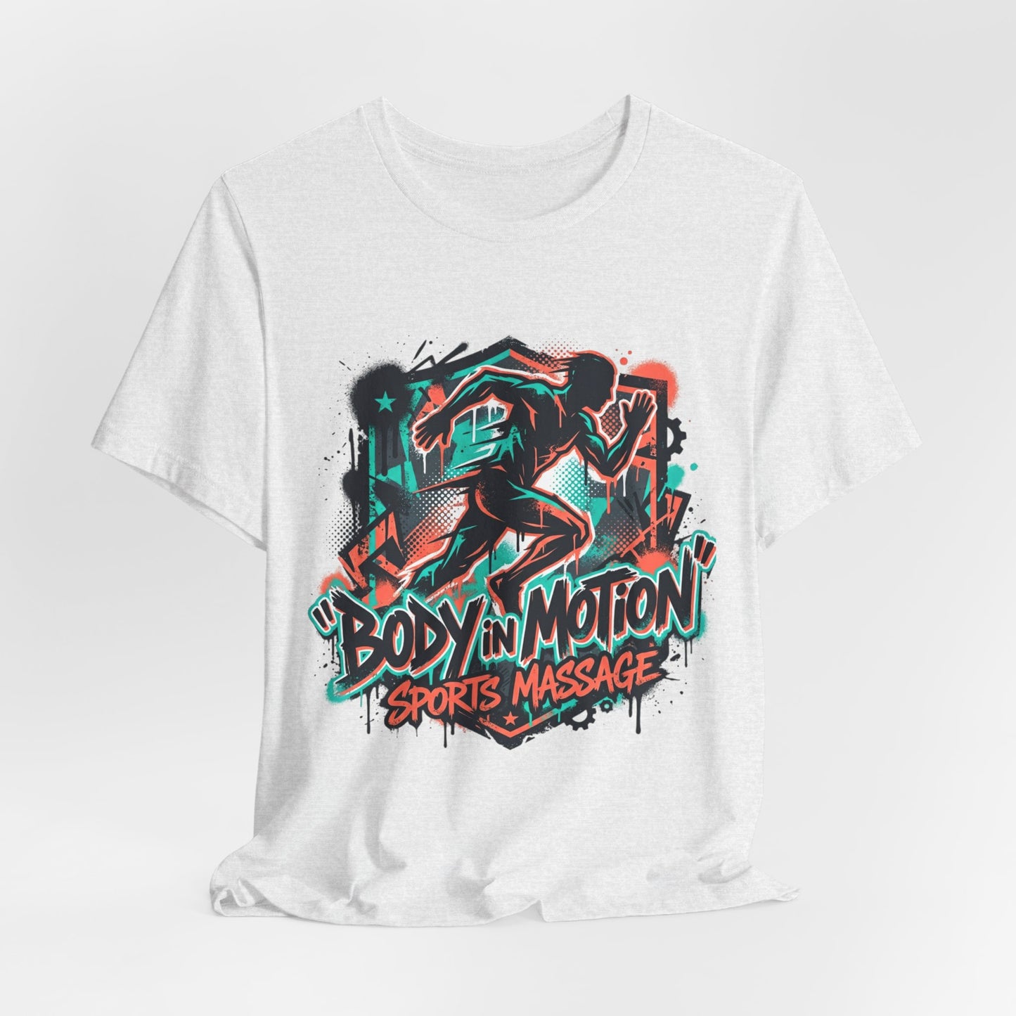 Sports Massage T-Shirt — Athletic Runner Graphic Tee