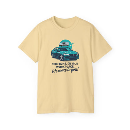 Advanced Car Service Humor Tee, Funny T-Shirt for Mechanics, Auto Enthusiasts, Gift for Dad, Car Lover Apparel, Perfect for Birthdays