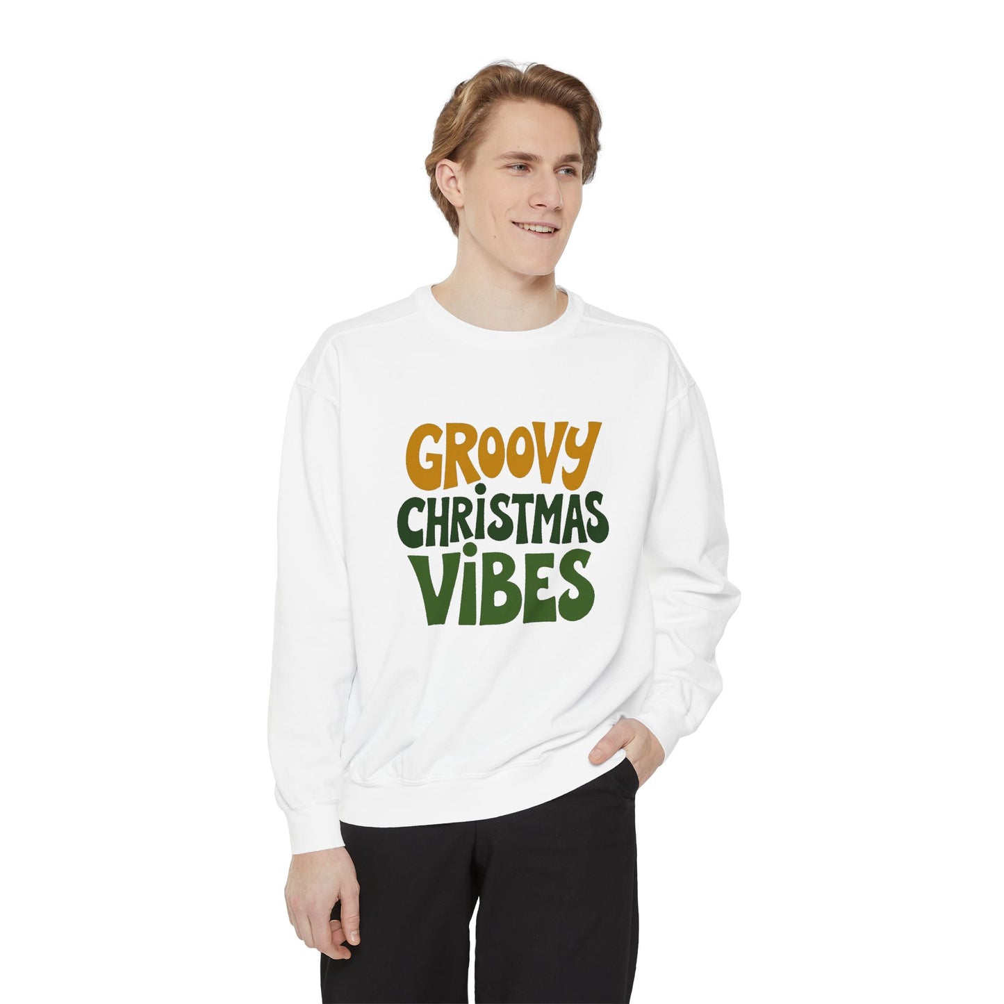 Groovy Christmas Vibes Sweatshirt