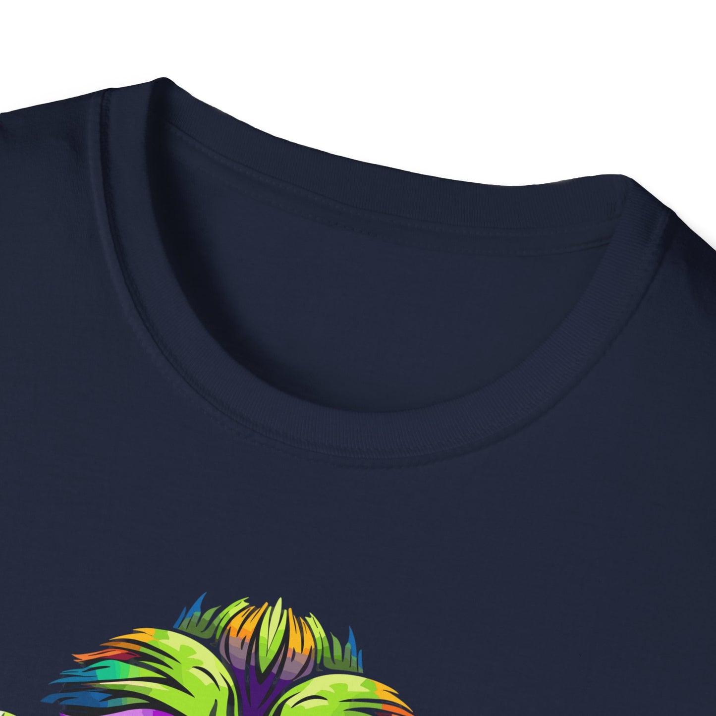 Stoned Ape, Psychedelic Unisex Softstyle T-Shirt