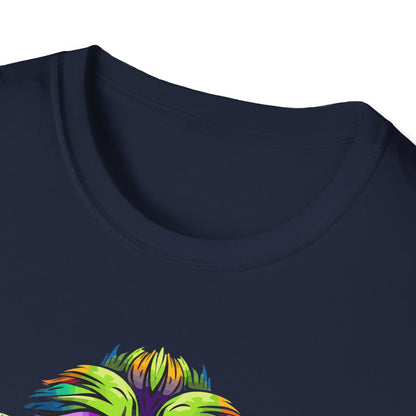 Stoned Ape, Psychedelic Unisex Softstyle T-Shirt