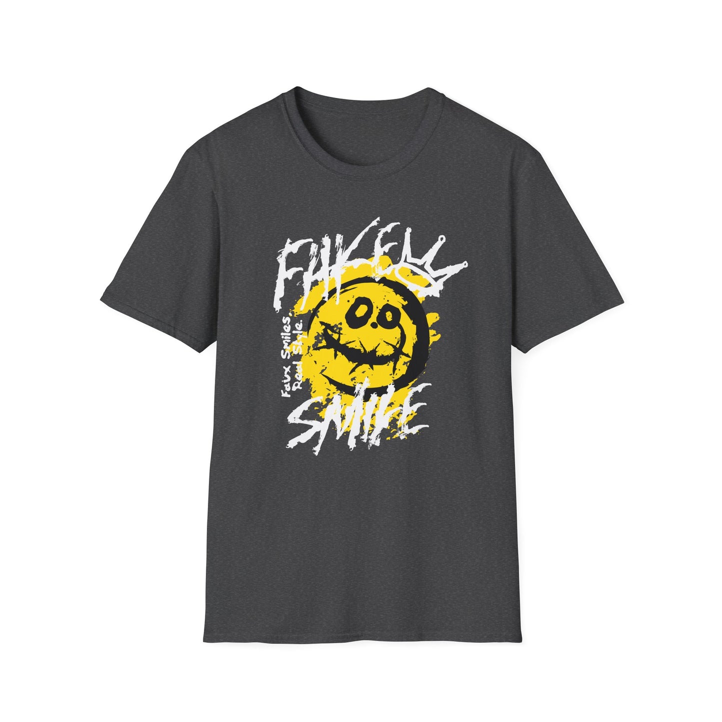 Fake Smile Vibe, Unisex Softstyle T-Shirt