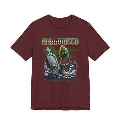 Halloweed, Haunted Herb, Unisex Jersey Short Sleeve Tee