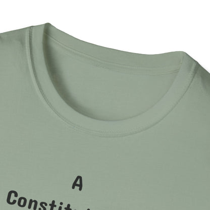 Constitutional Crisis of Fraud, Unisex Softstyle T-Shirt - Psychonaut Swag