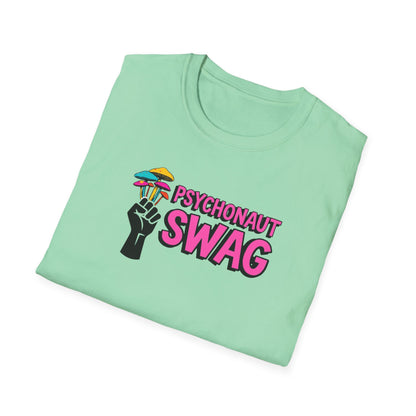 Fistful of Shrooms, Pyschonaut Swag Staple, Psychedelic Graphic T-Shirt, Humor Apparel for Psychedelic Lovers, Perfect for Festivals, Casual Wear, Gift for Friends - Psychonaut Swag