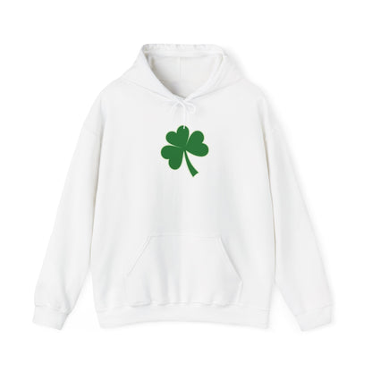 Clover Hoodie — Simple Green Shamrock St. Patrick’s Day Sweatshirt