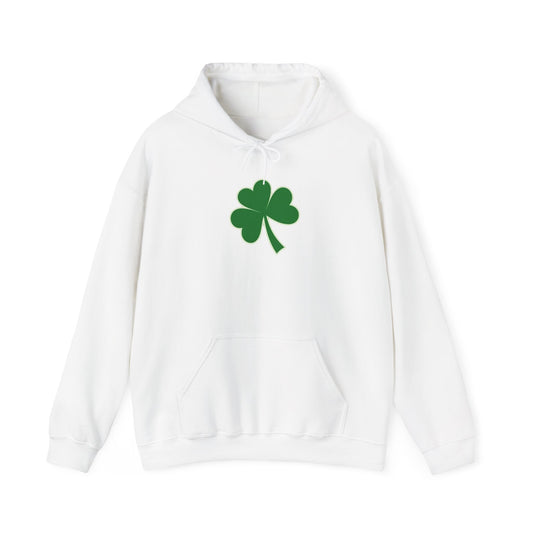 Clover Hoodie — Simple Green Shamrock St. Patrick’s Day Sweatshirt