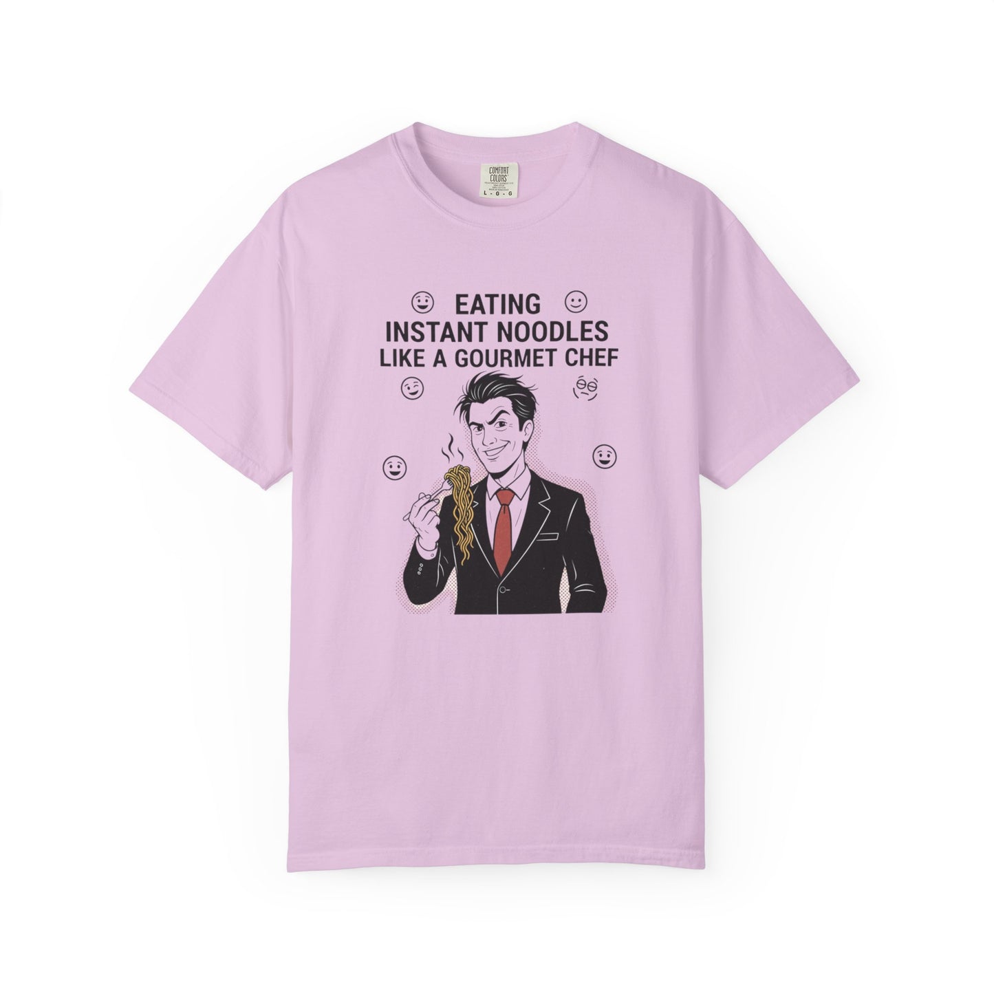 Instant Noodles Gourmet T-Shirt — Funny Chef Illustration Tee