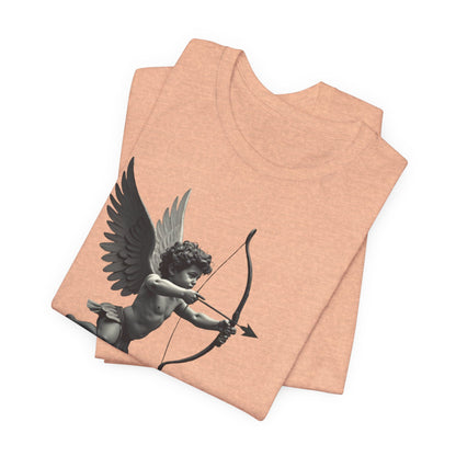 Cupid Graphic Tee — "Aiming for Love" Vintage Valentine T‑Shirt