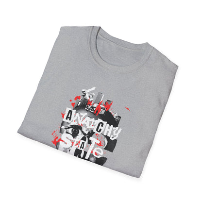 Anarchy State of Mind T-Shirt — "Take Over the Fake Media" Graphic Tee
