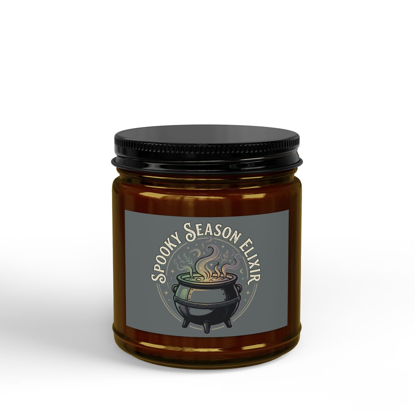 Spooky Season Elixir Soy Candle — Amber Jar (4oz & 9oz)