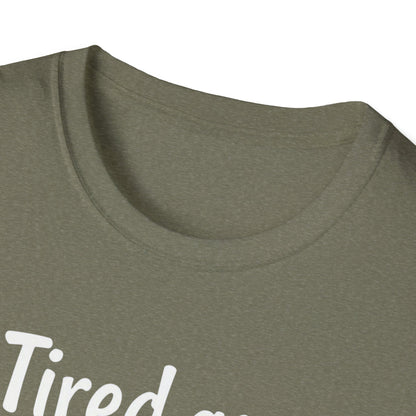 Tired as a Mother T-Shirt, Funny Mom Tee, Gift for Mothers Day, Unisex Tee, Coffee Lover Shirt, Relaxed Fit T-Shirt - Psychonaut Swag