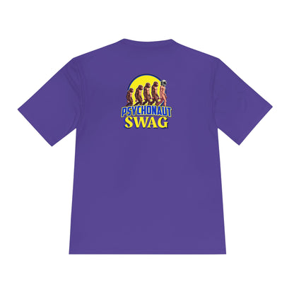Psychonaut Swag, Small Biz, Unisex Moisture Wicking Tee, Workout Shirt, Gift for Car Enthusiasts, Casual Wear, Summer Activewear