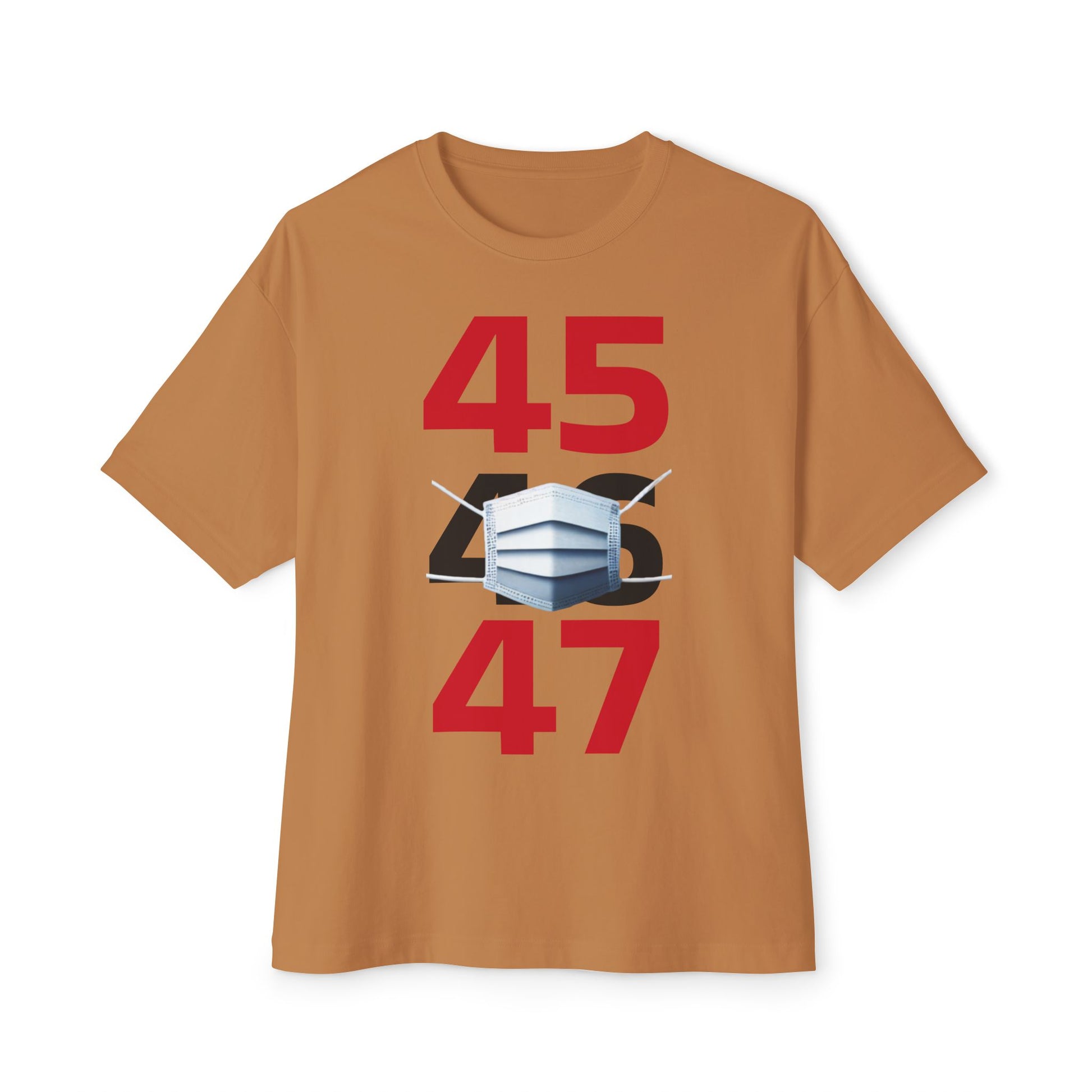 45-47 tee, Unisex Oversized Boxy Tee - Psychonaut Swag