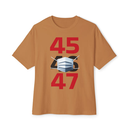 45-47 tee, Unisex Oversized Boxy Tee - Psychonaut Swag