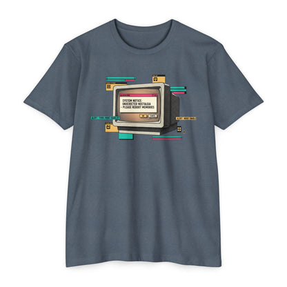 Nostalgic Monitor Reboot Unisex CVC Jersey T-shirt