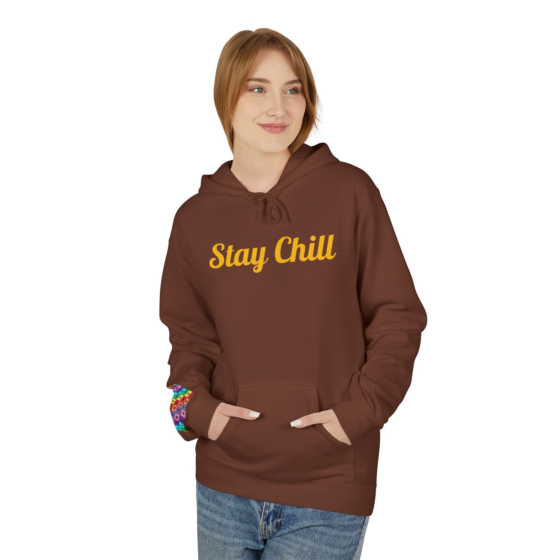 Stay Chill Unisex Midweight Softstyle Fleece Hoodie - Psychonaut Swag