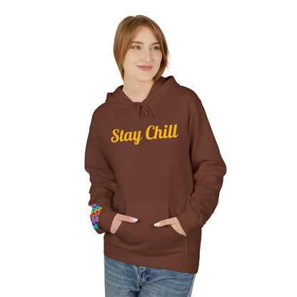 Stay Chill Unisex Midweight Softstyle Fleece Hoodie - Psychonaut Swag