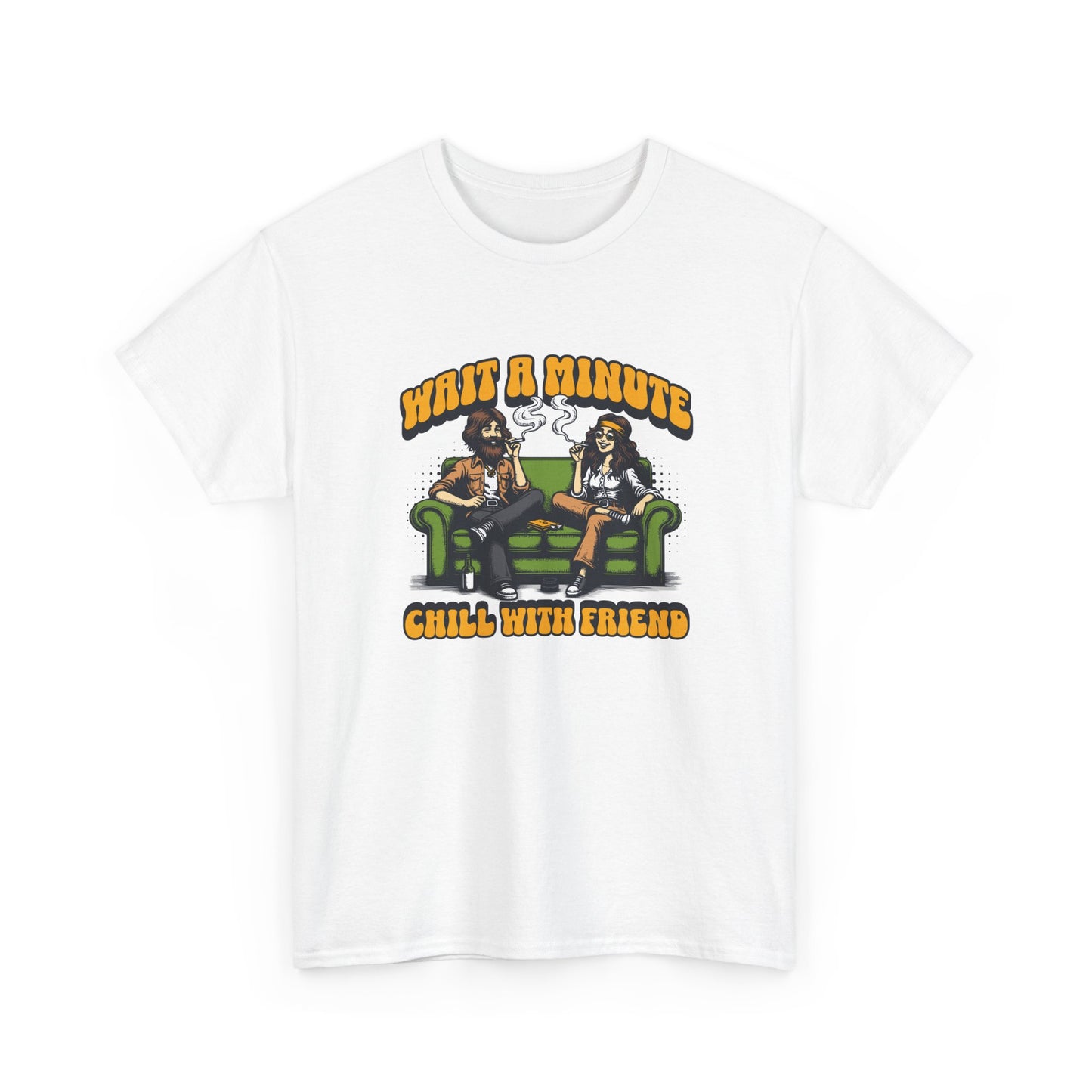 Chill with friends, Unisex Heavy Cotton Tee