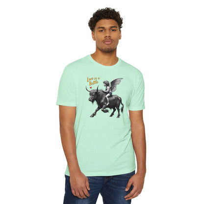 Cupid, Highland Bull Riding Shirt — 'Love Is a Battle'