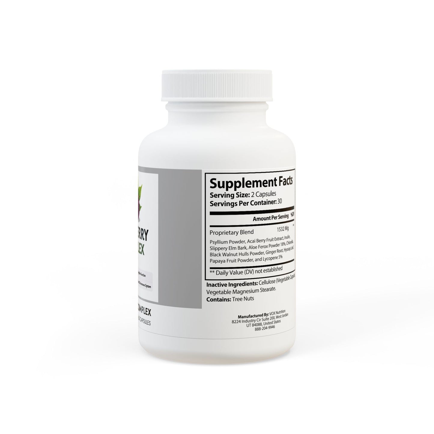 Acai Berry Complex Antioxidant Supplement — 60 Capsules