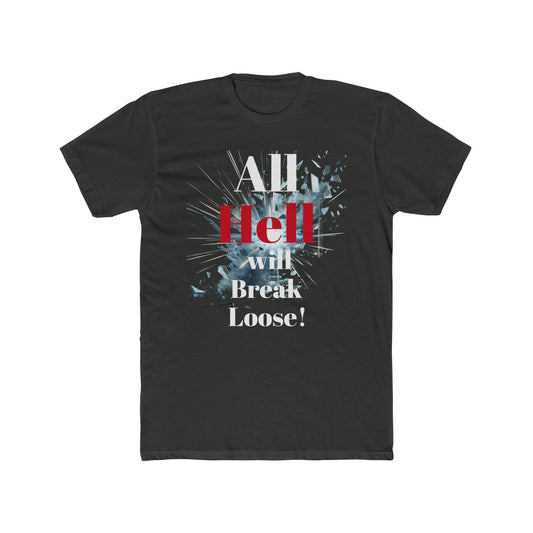 Graphic Tee - Hell Breaking loose Design - Psychonaut Swag