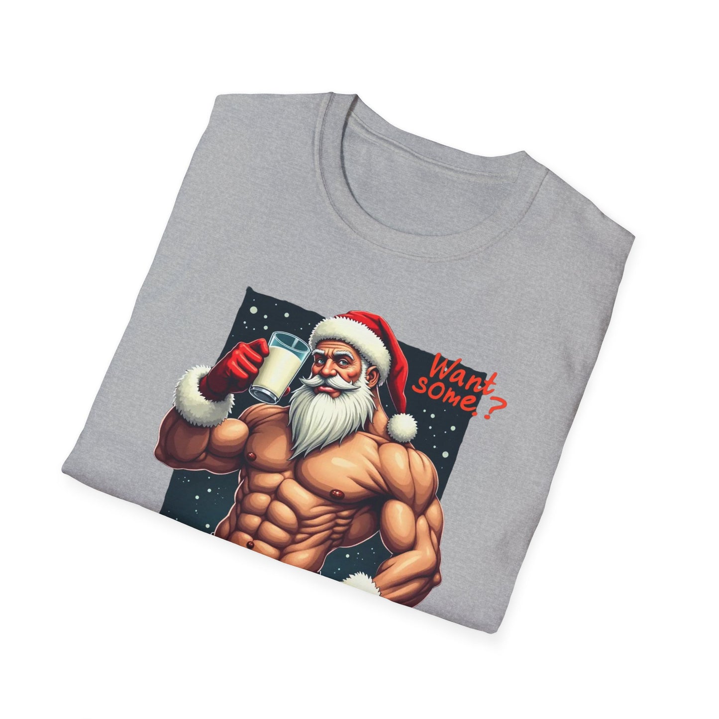 Santa Post-Workout Milk T-Shirt