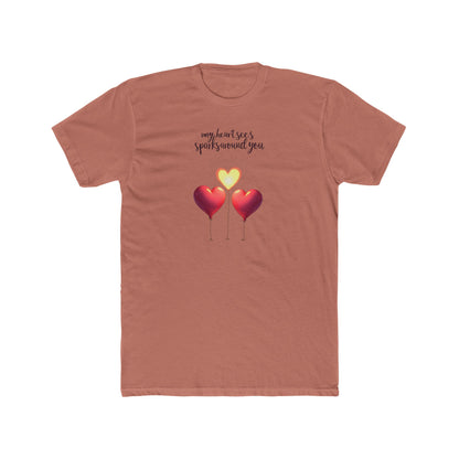Valentine Heart Trio Tee — "My Heart Says I Picked Around You" Romantic Graphic T-Shirt