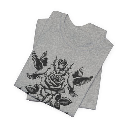 Blessed Rose Tee — Vintage Floral Graphic T‑Shirt