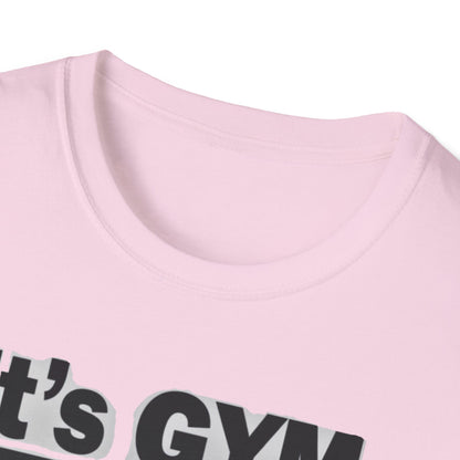 It's Gym Time T-Shirt, Motivational Workout Shirt, Fitness Apparel, Gift for Gym Lovers, Casual Sport Tee - Psychonaut Swag