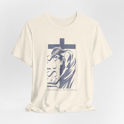 Christian Jesus Tee — Crown of Thorns Cross Graphic T-Shirt
