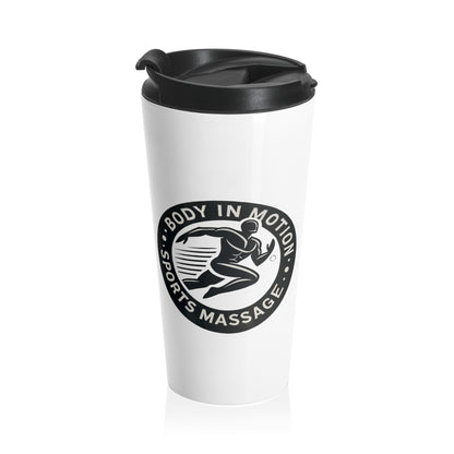 Sports Massage, Travel Mug — Sports Massage Logo Stainless Steel Tumbler