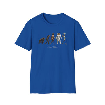 Evolution of Man to Alien T-Shirt — Ape to Alien Graphic Tee