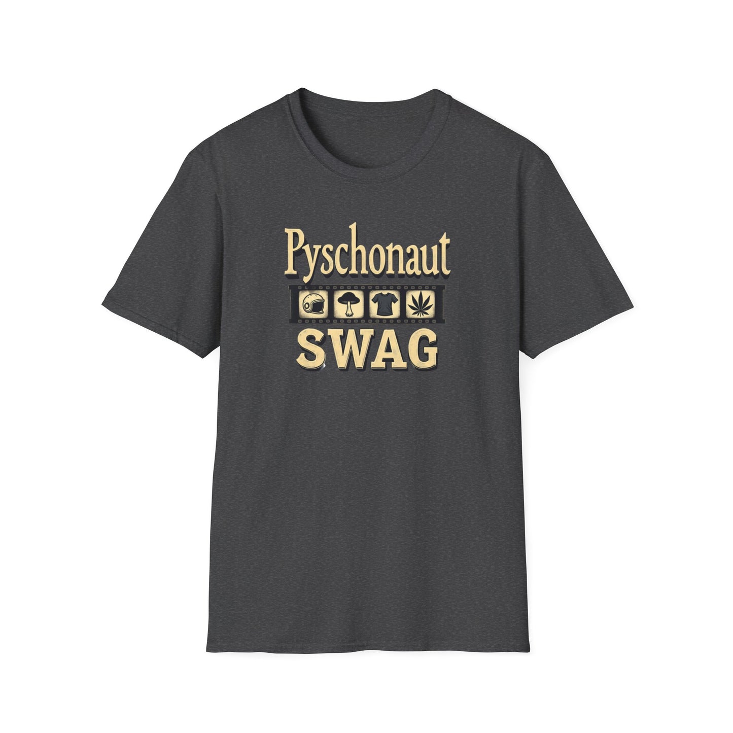 Psychonaut SWAG T-Shirt — Retro Gold Icon Graphic Tee