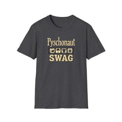 Psychonaut SWAG T-Shirt — Retro Gold Icon Graphic Tee