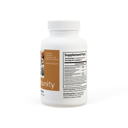 Mushroom Blend Supplement — Fungi Immune Defence Capsules (60)