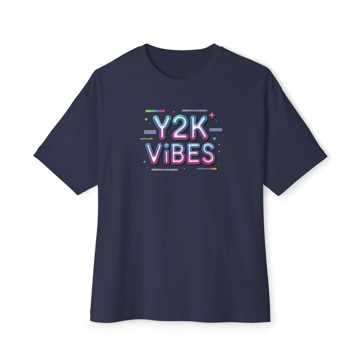 Y2K Vibes Tee - Retro 2000s Graphic Boxy T-Shirt